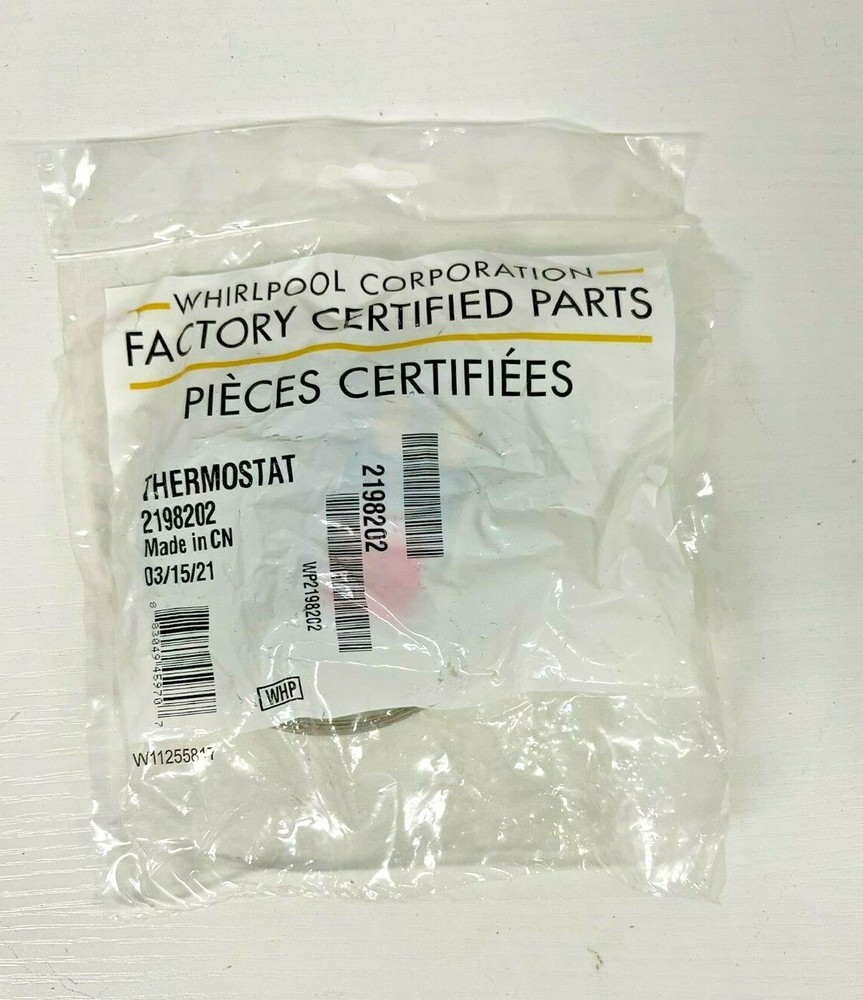 Genuine OEM Whirlpool Temperature Control Thermostat WP2198202