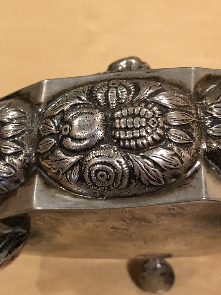 Continental Antique Silver Decorative Box