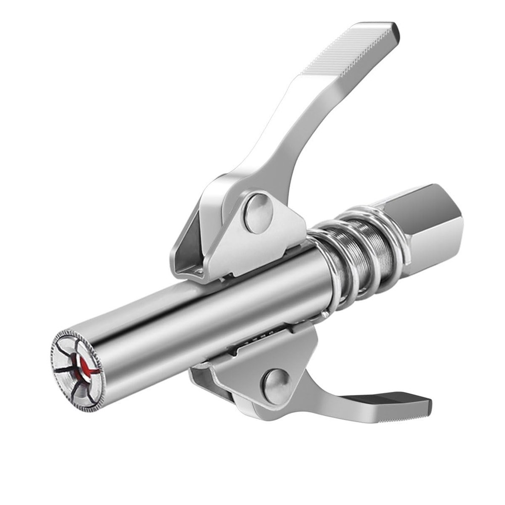 Quadafy Grease Gun Coupler, Quick Locking Tip, 6 Thickened Jaws...