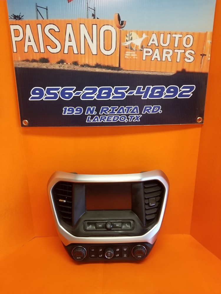 17-19 GMC ACADIA OEM CONTROL PANEL