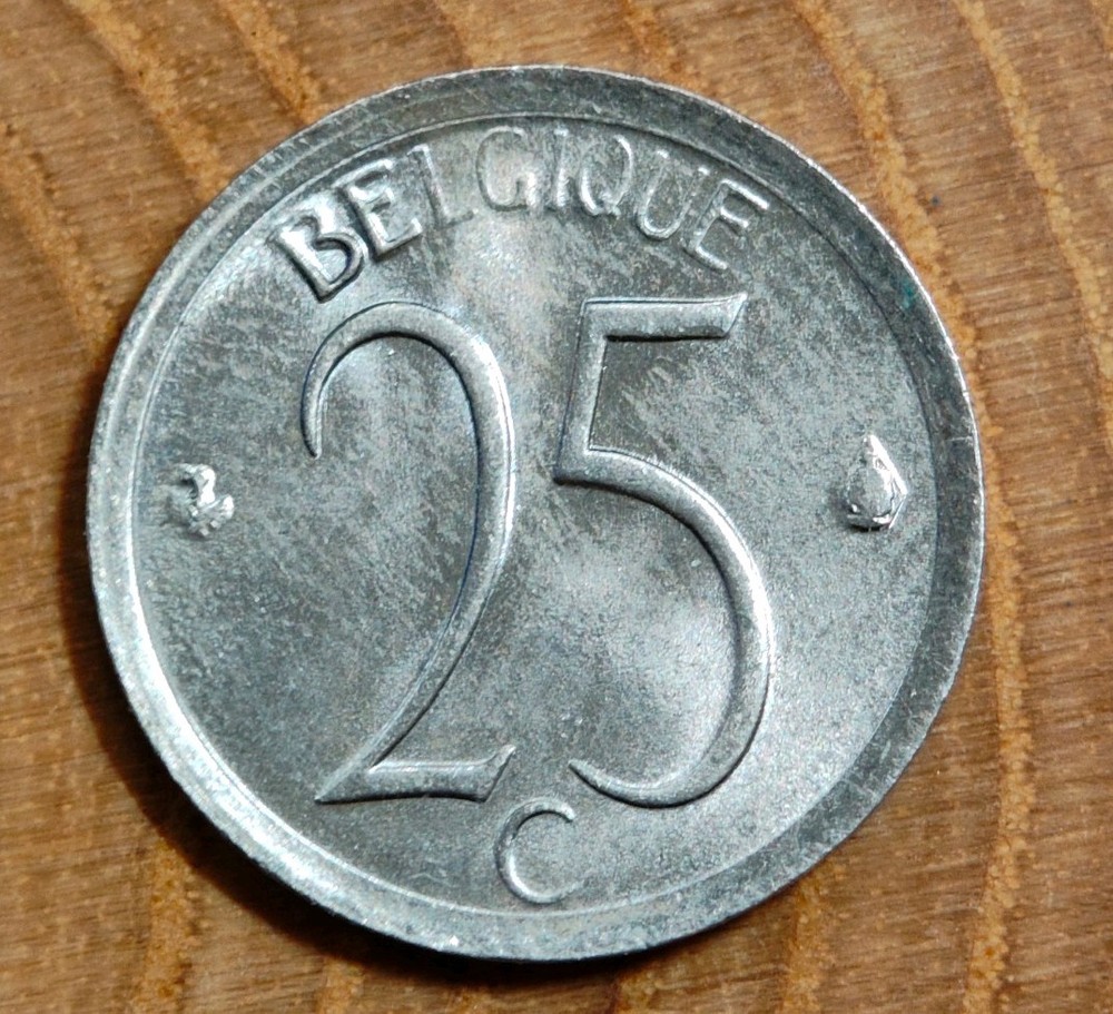 1964 Belgium 25 Centimes #99