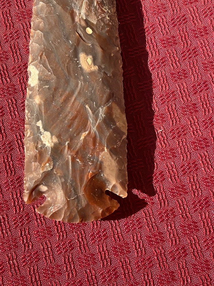VERY NICE 7" Flint Spearhead Arrowhead