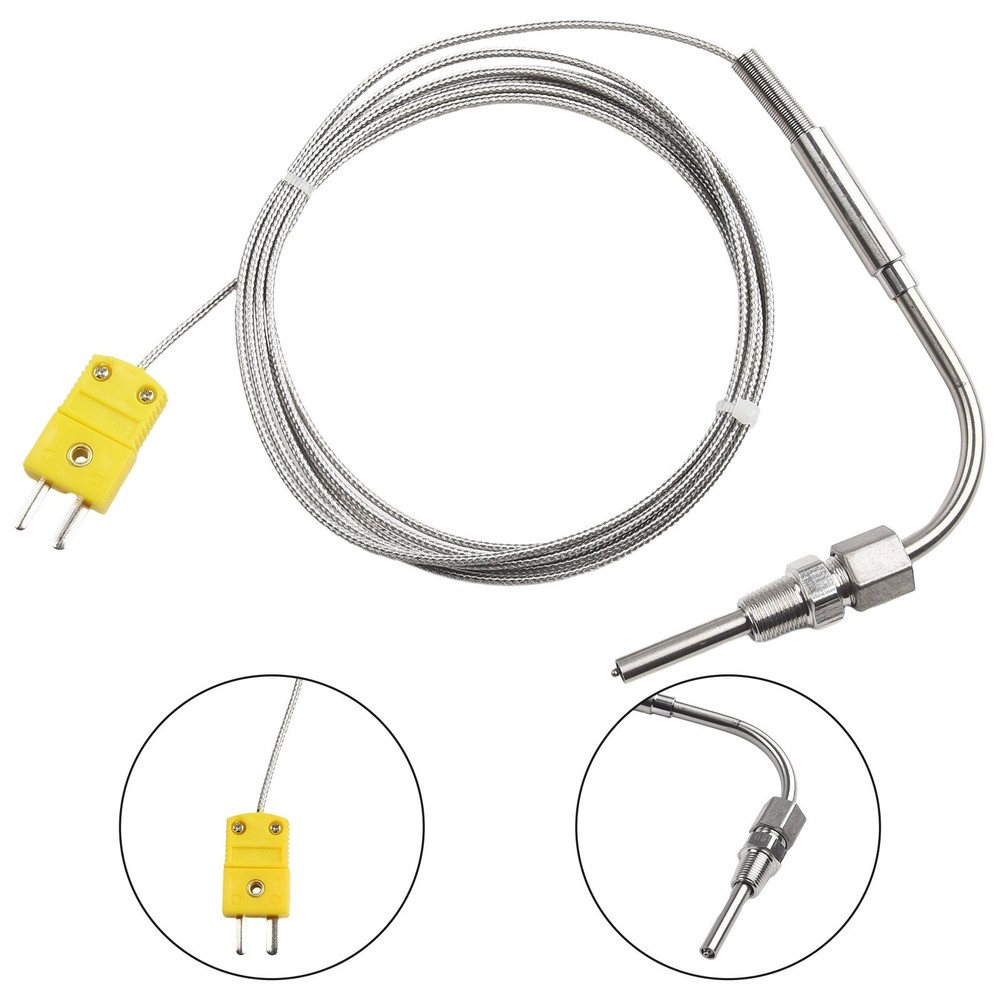 K-Type Thermocouple Exhaust Probe High Temperature Sensor Threads 2M EGT