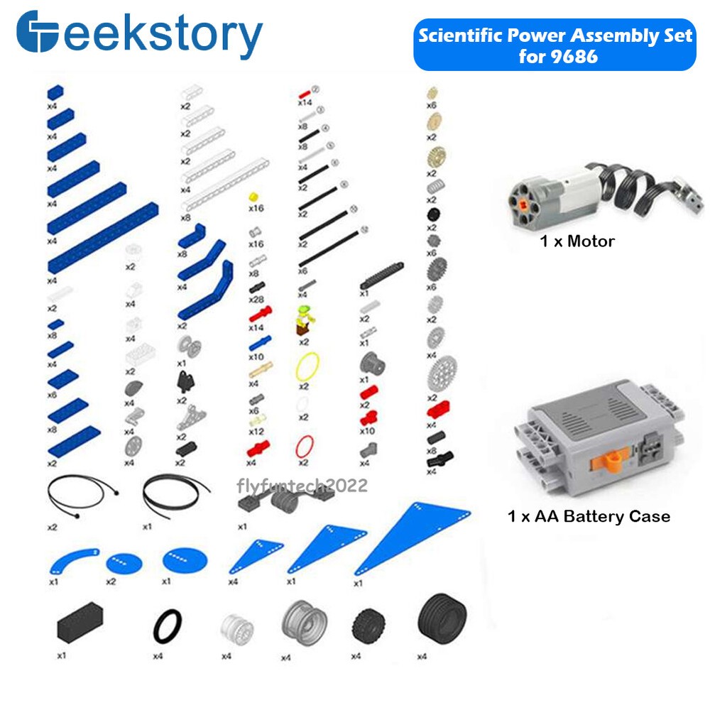 396PCS MOC Power Functions Technic Machines Set Educational for legodes 9686