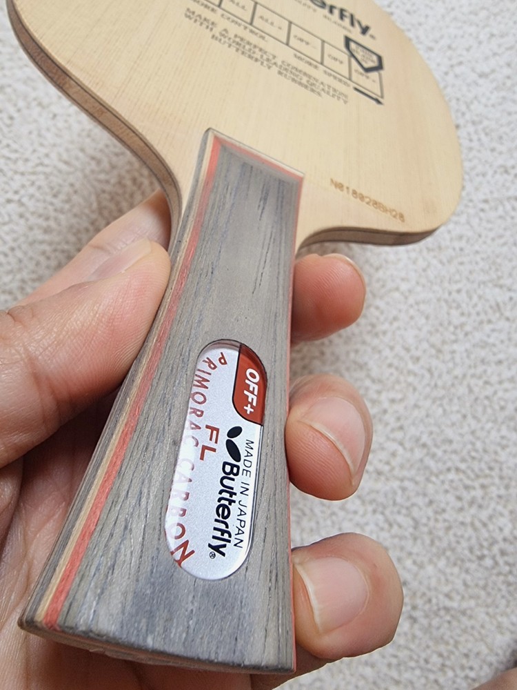 Butterfly Primorac table tennis racket - old silver tag