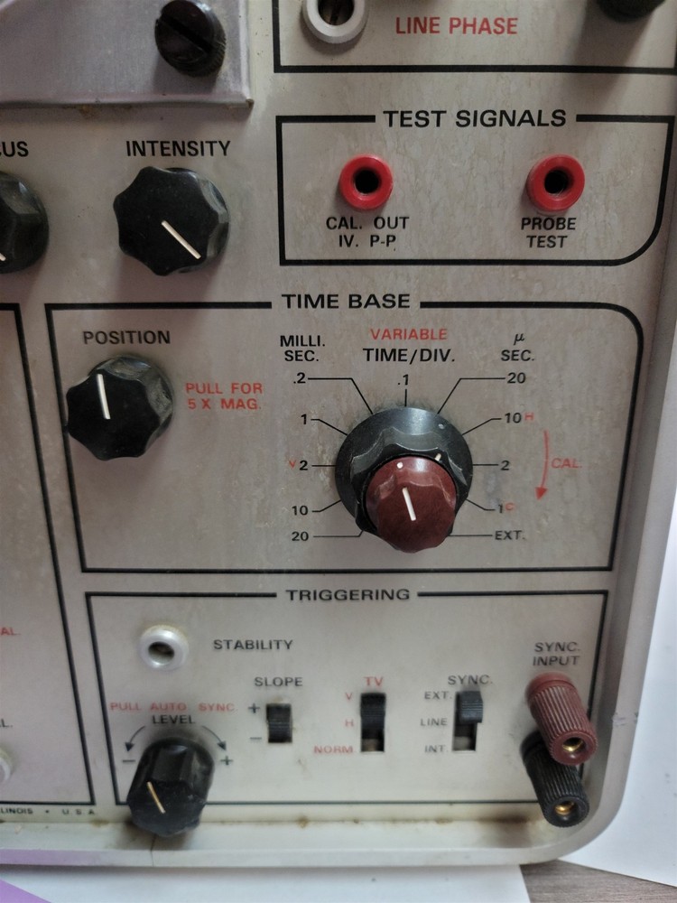 Lectrotech TO-50 Solid State Triggered Sweep Oscilloscope