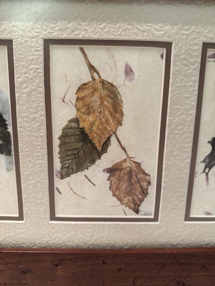 Original Signed Russ Erickson Studios Leaf Artwork Painting Signed Dated