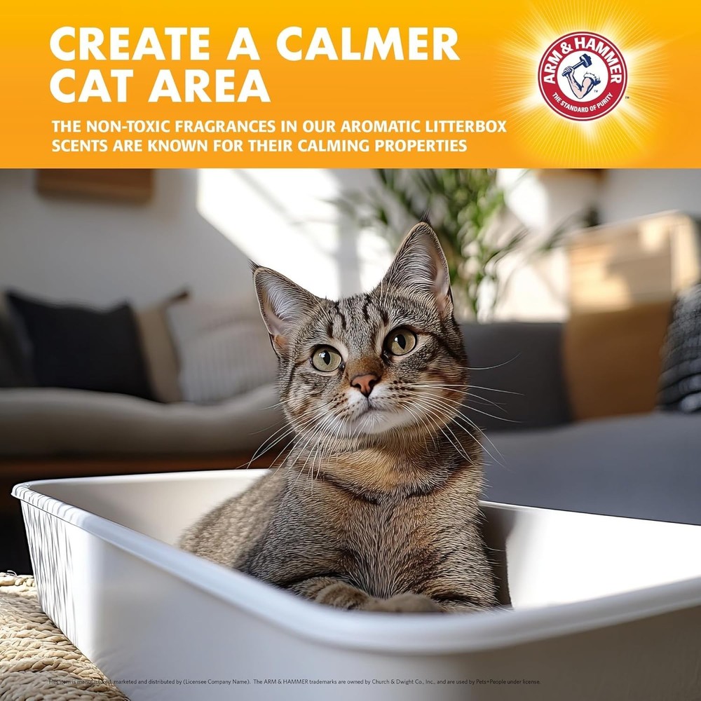 Calming Chamomile Scented Crystals for Litter Boxes, 15 Oz Deodorizing Solution