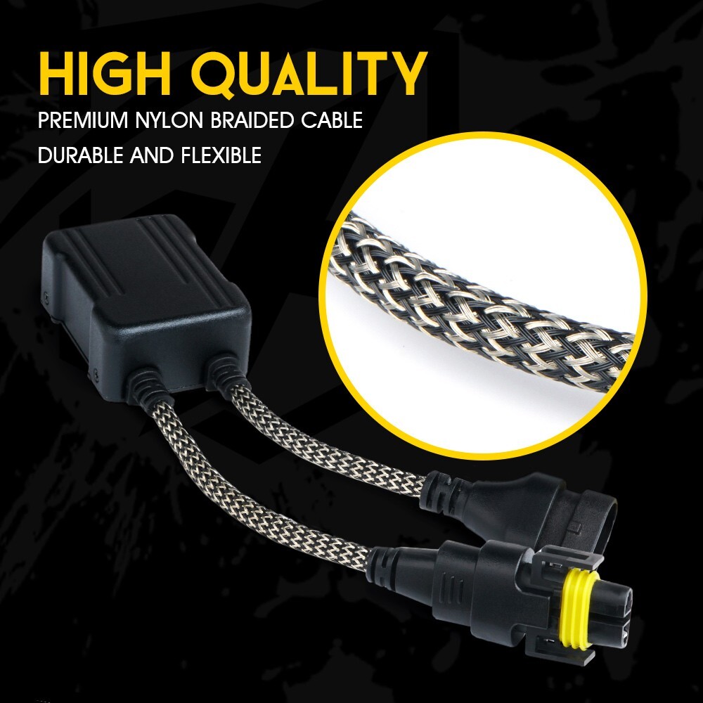 Xprite H8 H9 H11 LED Headlight Canbus Anti Flicker Resistor Canceller Decoder