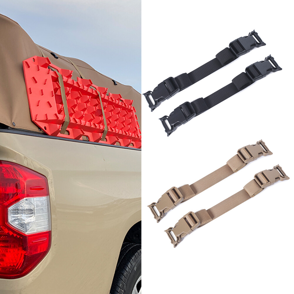 2pcs Backpack Accessory Strap Luggage Molle Fixed Strap with Buckle 3 Colors