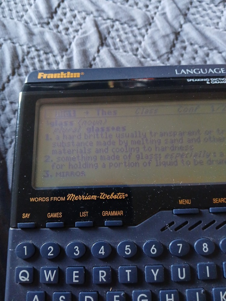 Franklin LM-6000B The Speaking Language Master Vintage Tested Working