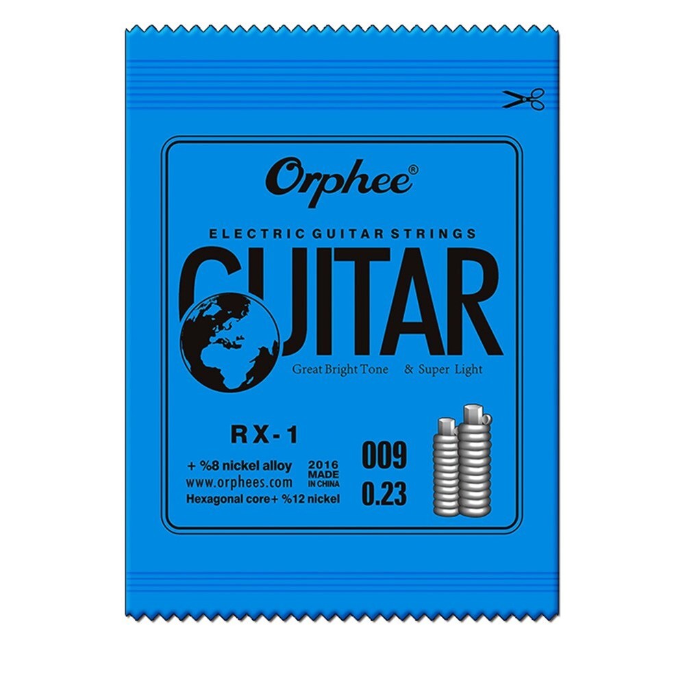 10PCS Orphee Single Strings For Electric Guitar 1st E-String(.009) Replacement