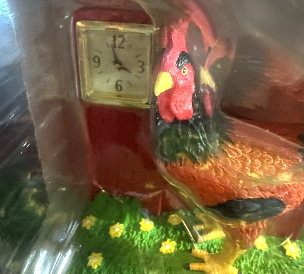 Novelty Roaster With Clock