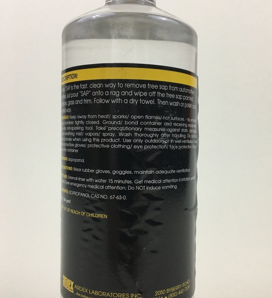 Ardex Sap - Tree Sap Remover, DIY Like A Pro!!