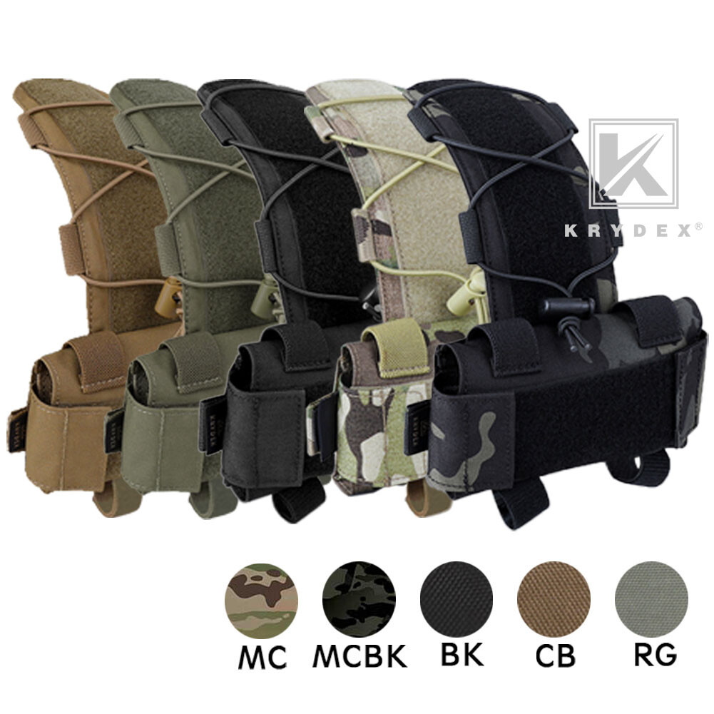 KRYDEX Helmet Counterweight Pouch Helmet Battery Pouch Cord Lock Retainer