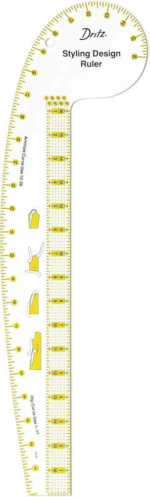 Sewing Ruler Set: Curve, Hip & Styling Design Rulers for Perfect Patterns