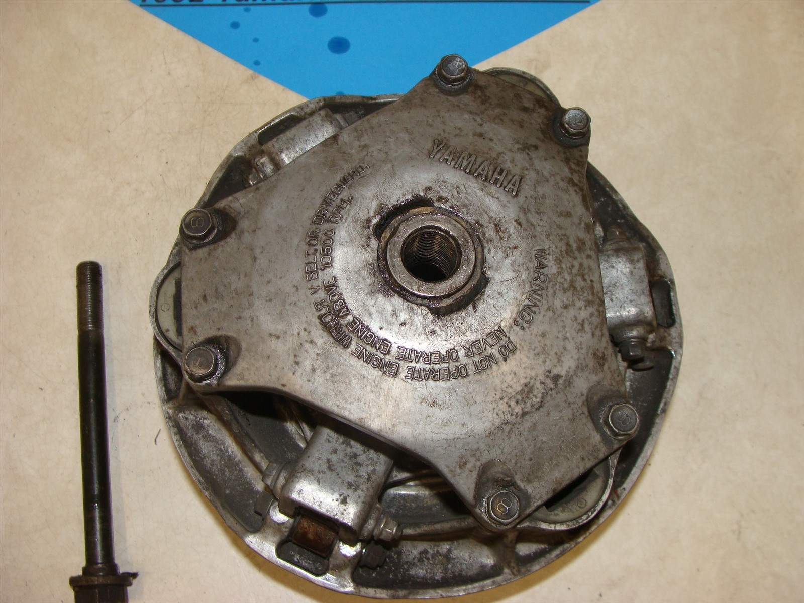 1992 YAMAHA PHAZER 2 II PZ480e primary clutch w bolt belt drive torque cvt