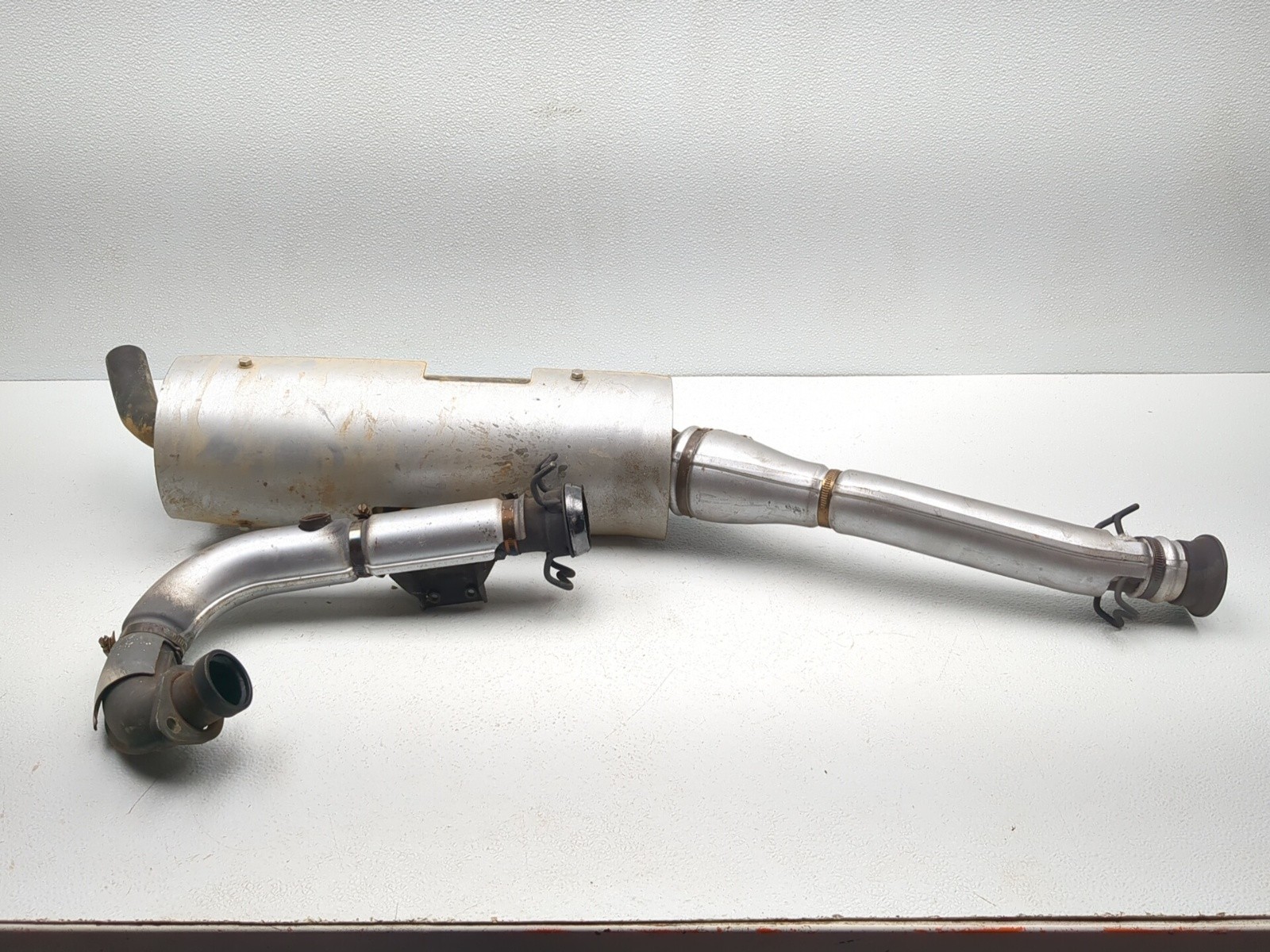 20-25 Cfmoto Cforce 600 Complete Full Exhaust Muffler Header Mid Pipe Set