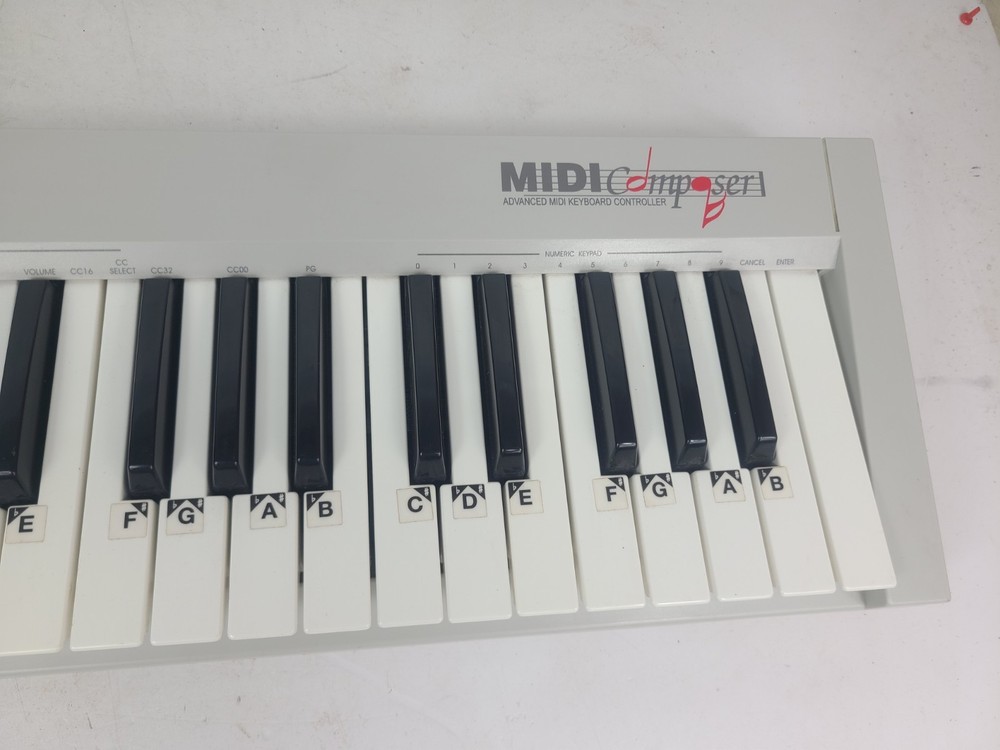 Quickshot MIDI Keyboard Controller 49 Full Sized Keys Composer QS-5836 (TESTED)