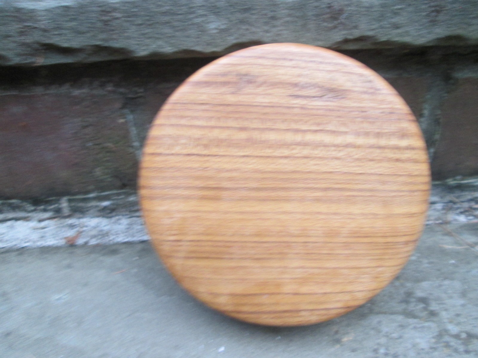 REENACTOR COLONIAL 18TH C WOOD SINGLE MEAL RATIONS BOWL VINTAGE HARD BROWN ROUND