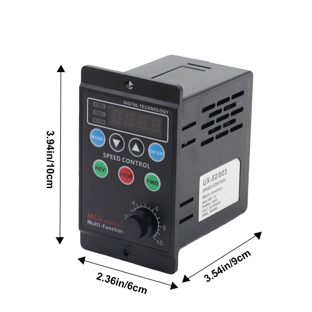 3A 120W AC 110V Digital Motor Speed Control MCU Controller Target Value Settable