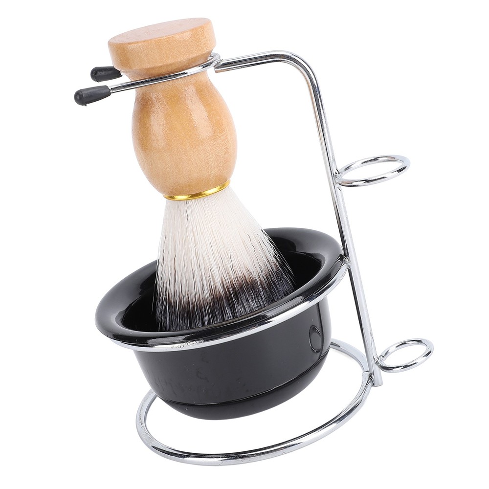 Stylish Shaving Brush Set Efficient Lathering For Men