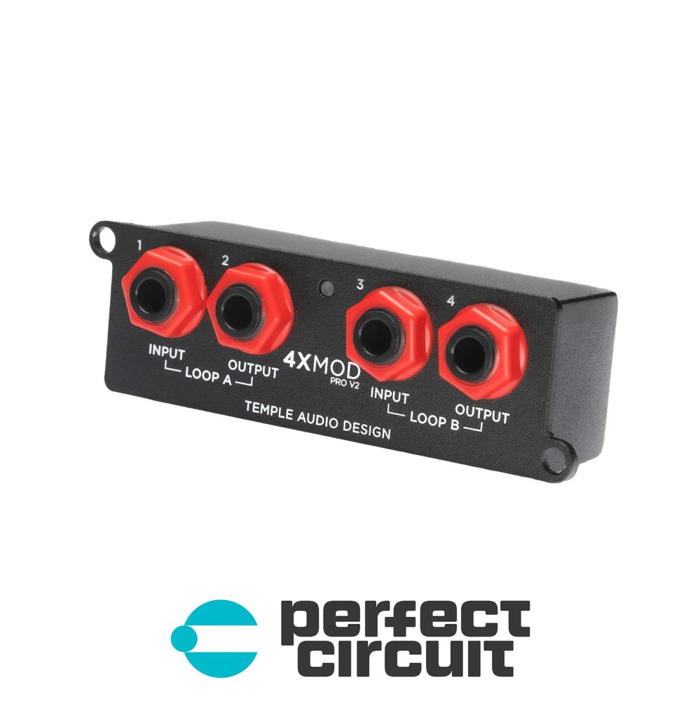 Temple Audio Design 4X MOD Pro Buffer Module V2 EFFECTS DEMO PERFECT CIRCUIT