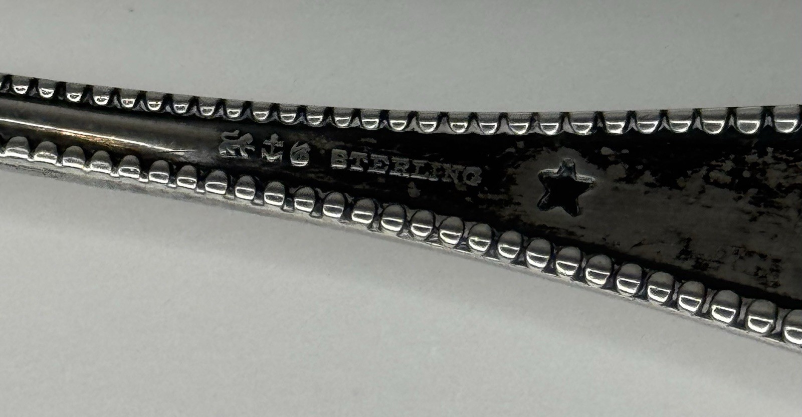 Antique Gorham Sterling Silver Scalloped Spoon Pattern: Lancaster 30g