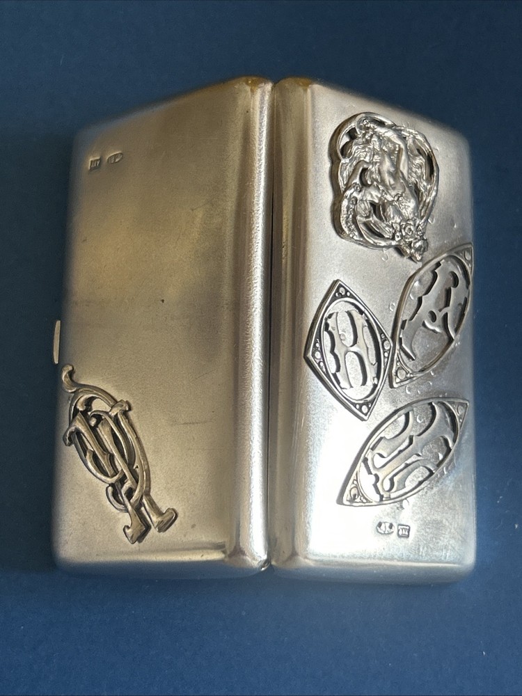 Antique Russian Imperial Silver Snuff Box, Circa 1900