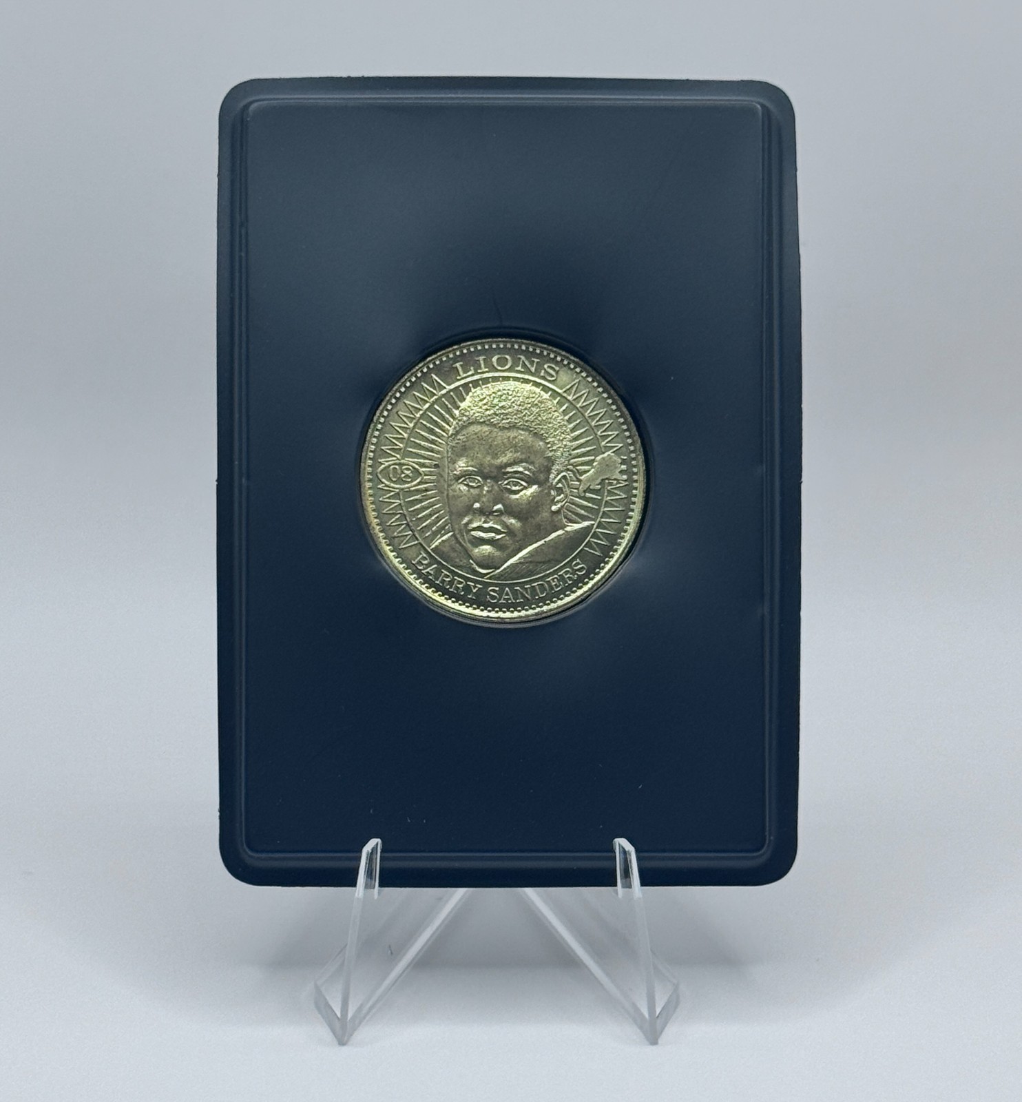 Pinnacle Mint NFL Coin Lot (25) - 1990s Barry Sanders, Marino, Emmitt Smith