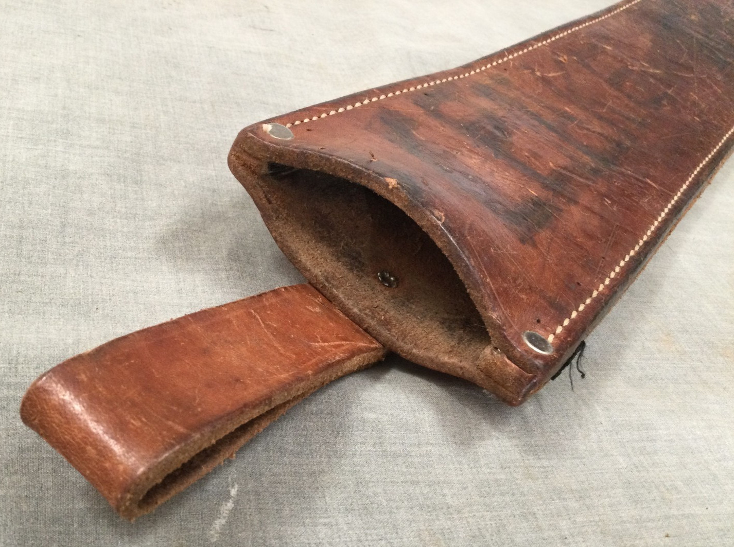 Vintage Machete Martindale 460 MADE IN ENGLAND - 21.5" Blade - Leather Sheath