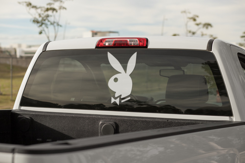 Playboy Bunny Car Window Vinyl Decal