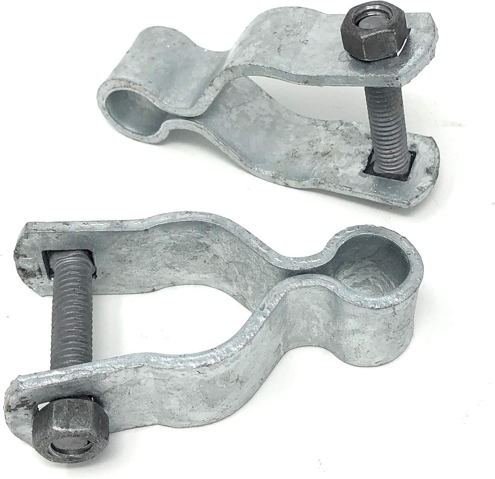 Reliable Chain Link Fence Frame Hinge 1-3/8" - 2 Complete Sets for Easy Install