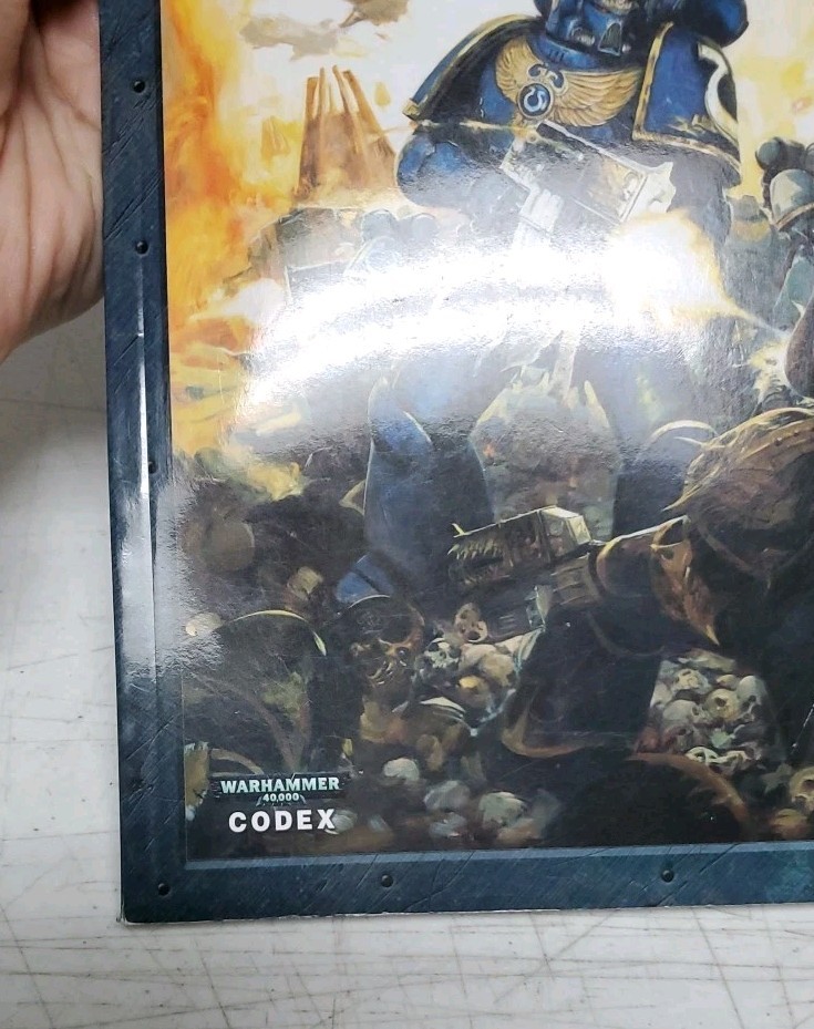 Warhammer 40k Codex: Space Marines (2008 Games Workshop, Softcover) Pre-Owned