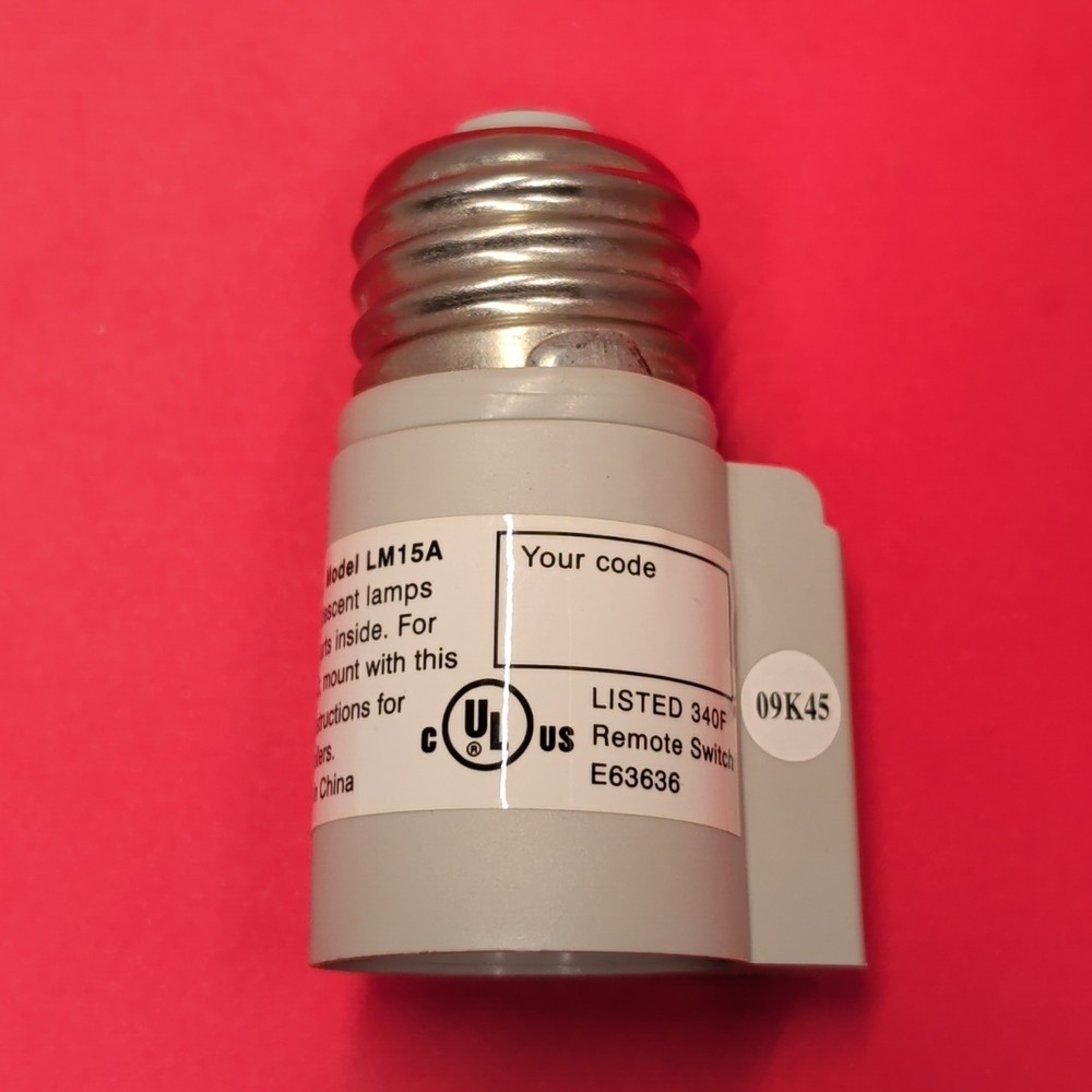 X-10 LM15A Remote Controlled Lamp Module Screw-In Socket Rocket New In Box