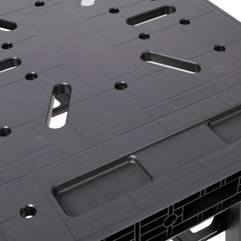 Foldable Work Bench 1650LBS Capacity Portable Garage Workshop Station