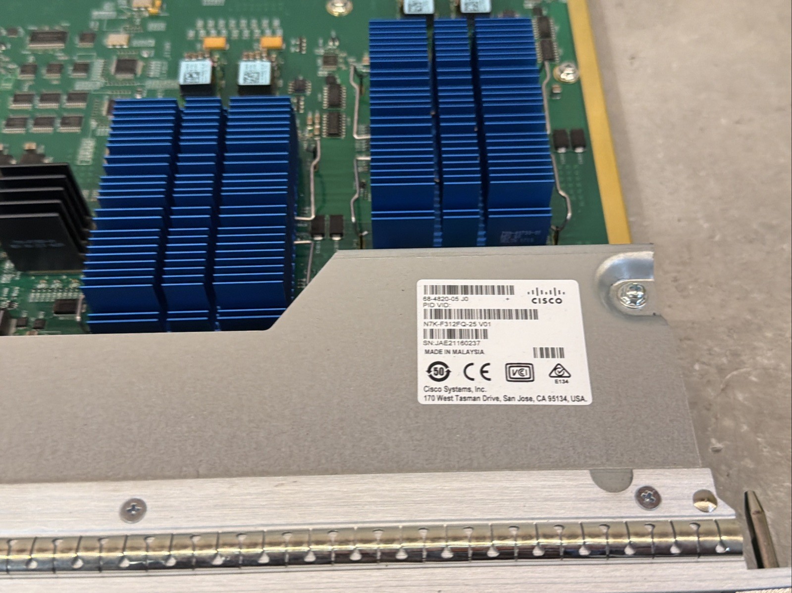 Cisco N7K-F312FQ-25 Nexus 7000 12-Port 40Gb QSFP+ Ethernet Line Card