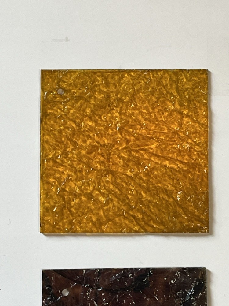 (4) VTG 1965 - 1968 K-Lux Decorative Acrylic Panel Samples