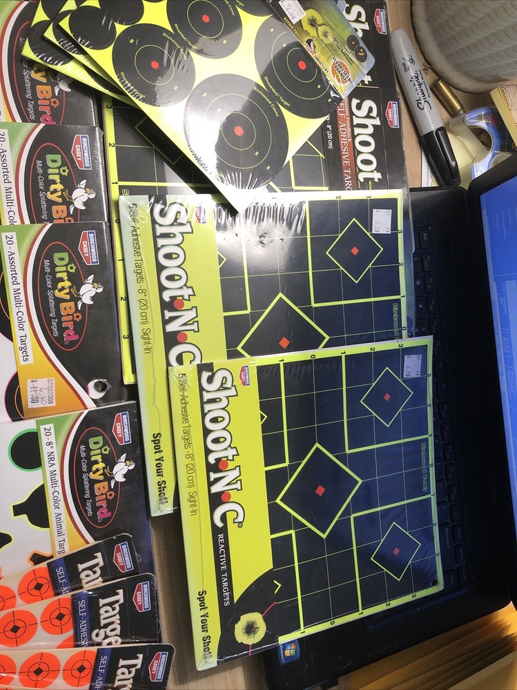 Shoot-N-C 6-Inch round Target u get all