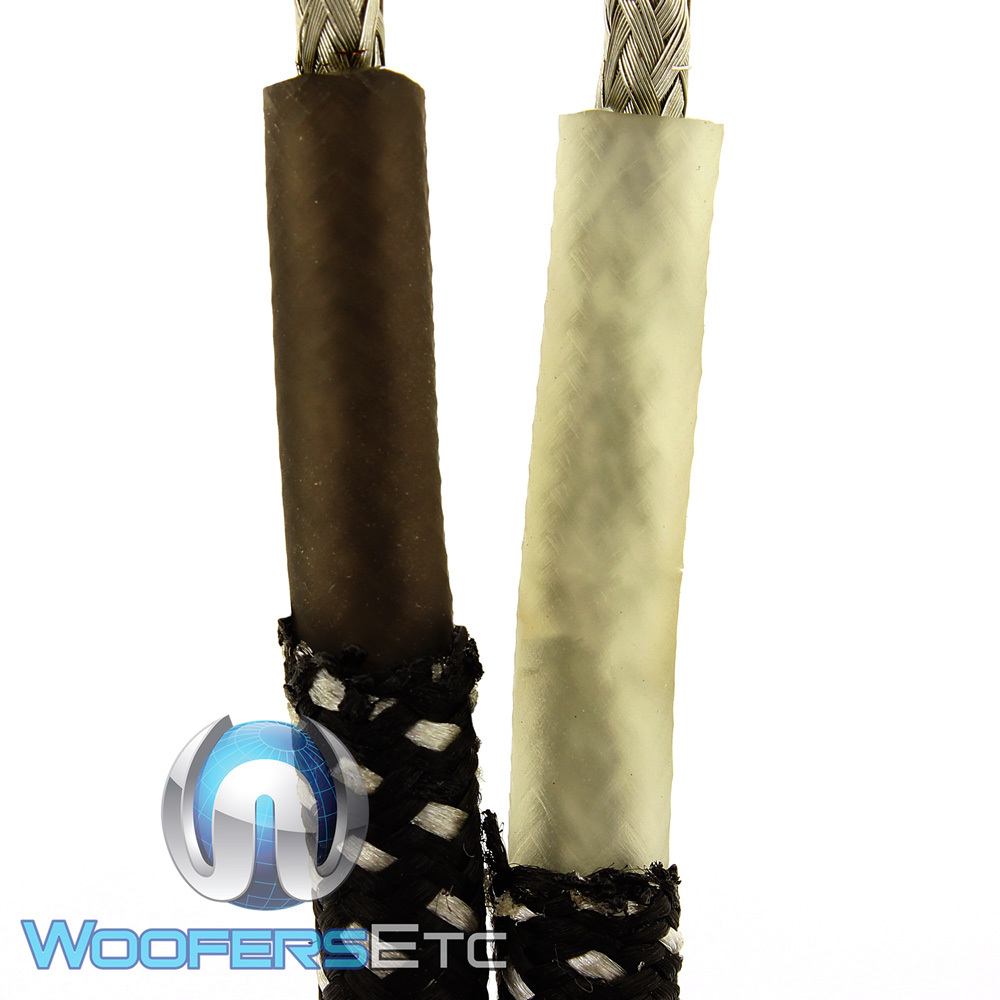 SUNDOWN AUDIO 12FT SAZ 2CHANNEL SOLID 100% OFC COPPER TWISTED RCA AMPLIFIER WIRE