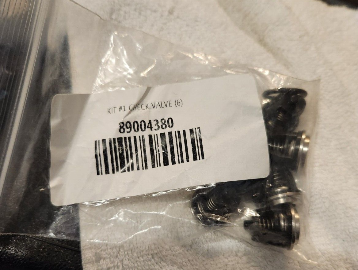 General Pump Check Valve Kit #1 PW SM with O-rings, 103001X, 89004380