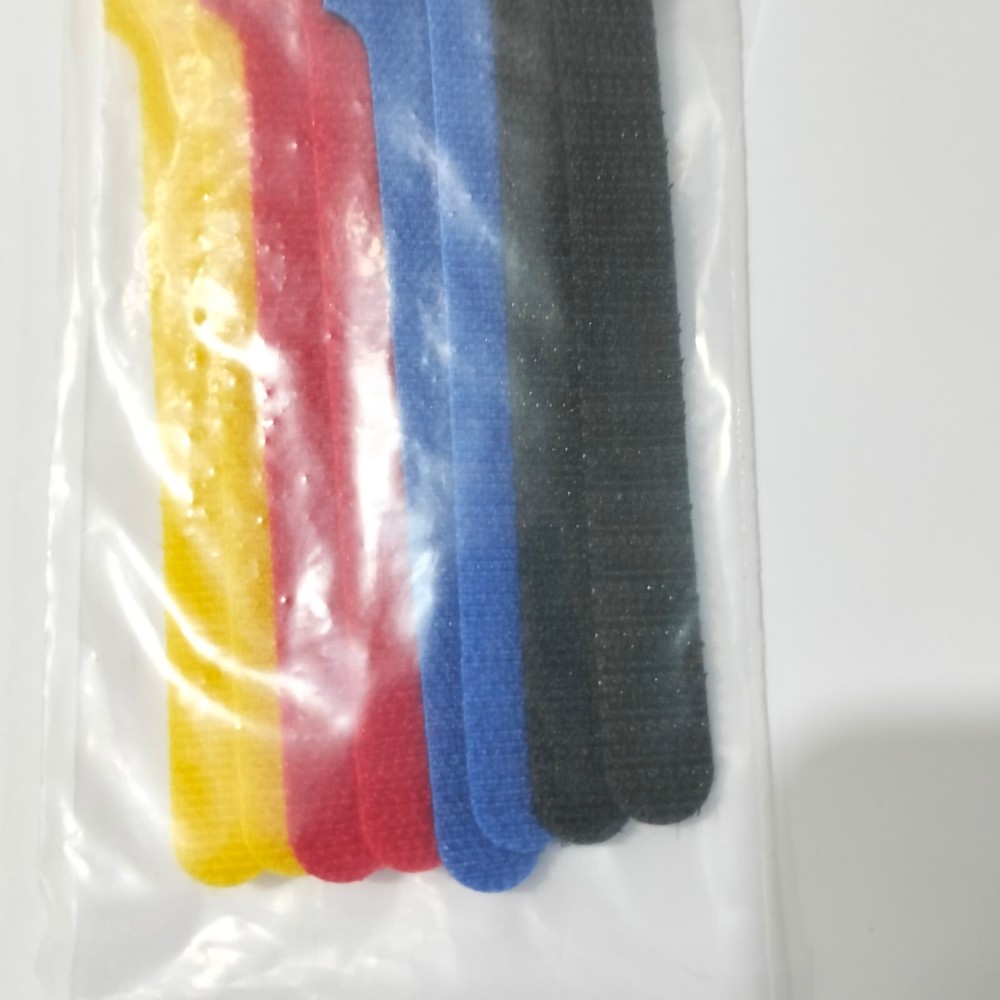 8 pcs Adjustable Releasable Reusable Hook And Loop Cable Ties Cable Tidy Strap