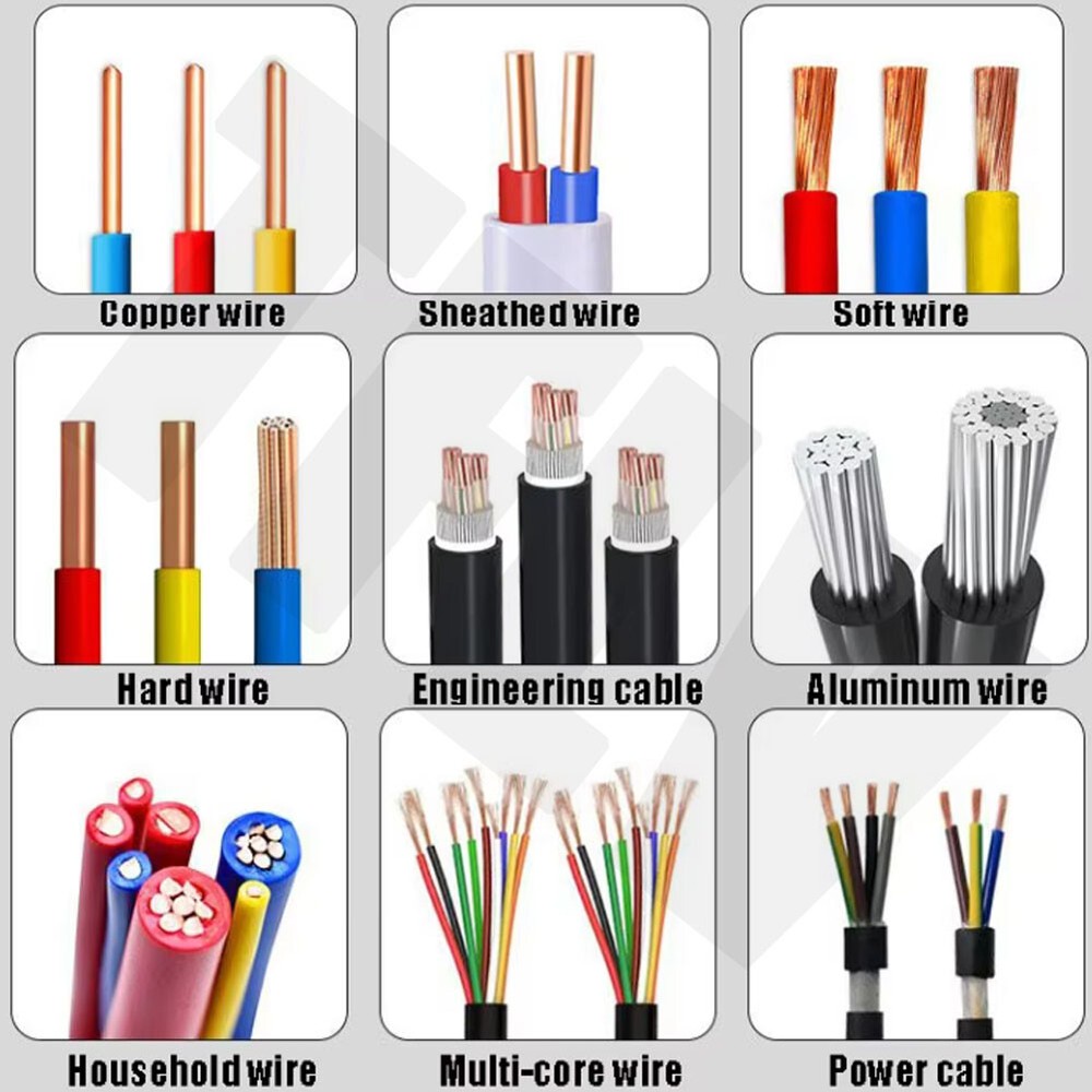 Manual Electric Wire Stripping Machine Cable Stripper Crank Scrap Copper Cutter