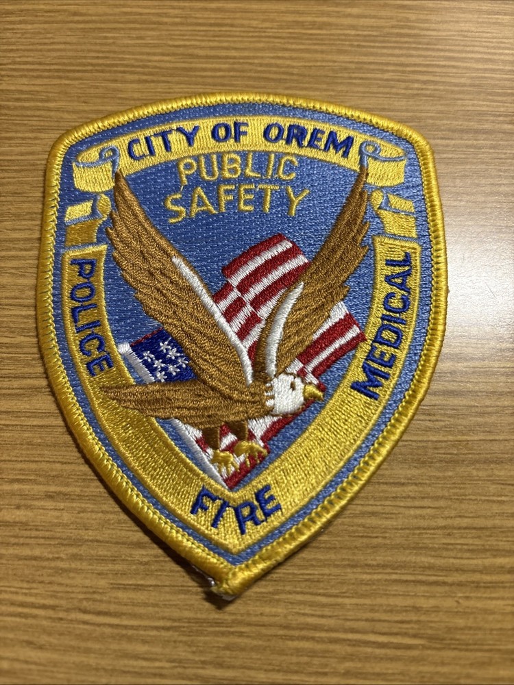Orem Utah Public Safety Police Patch