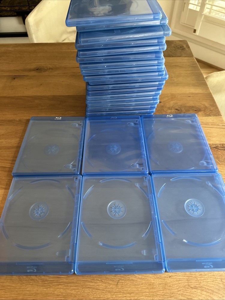 24 Premium Blu Ray Single Cases, 12mm