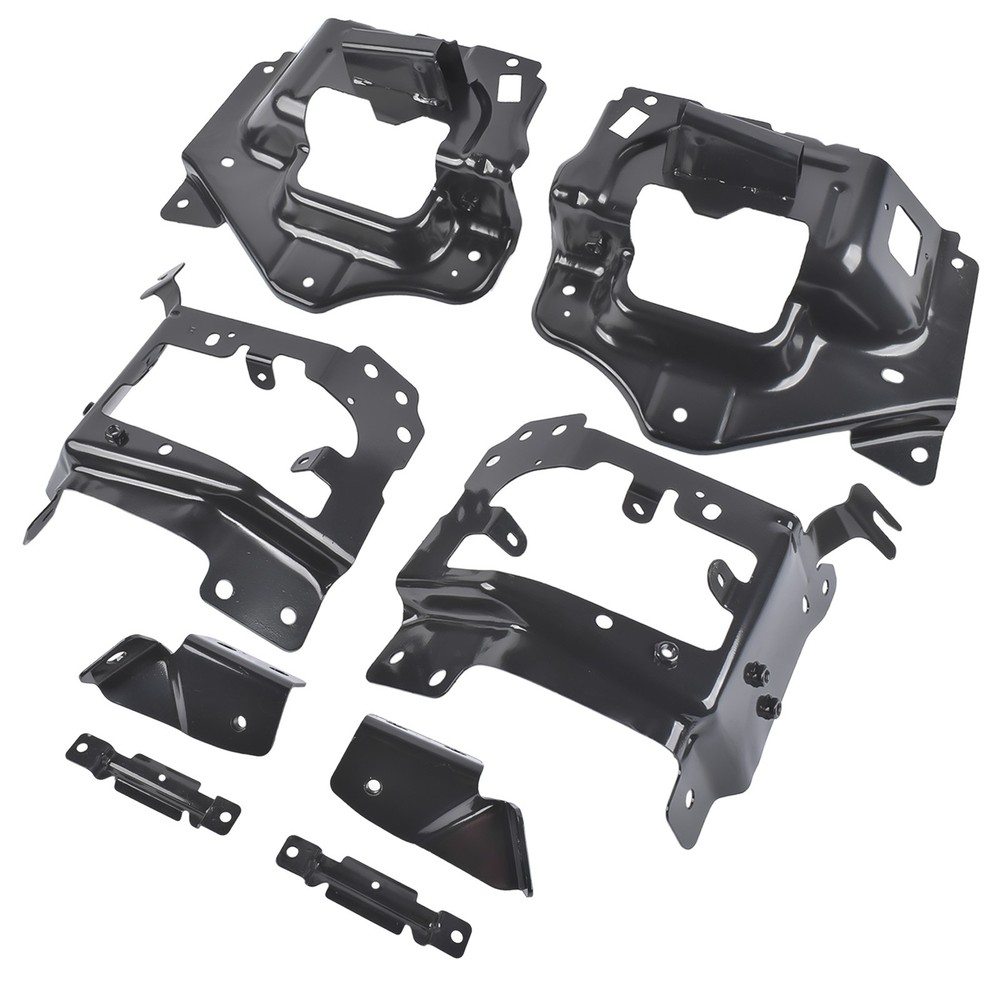 New Front Bumper Support & Mount Bracket Set For 2014-2015 Chevy Silverado 1500
