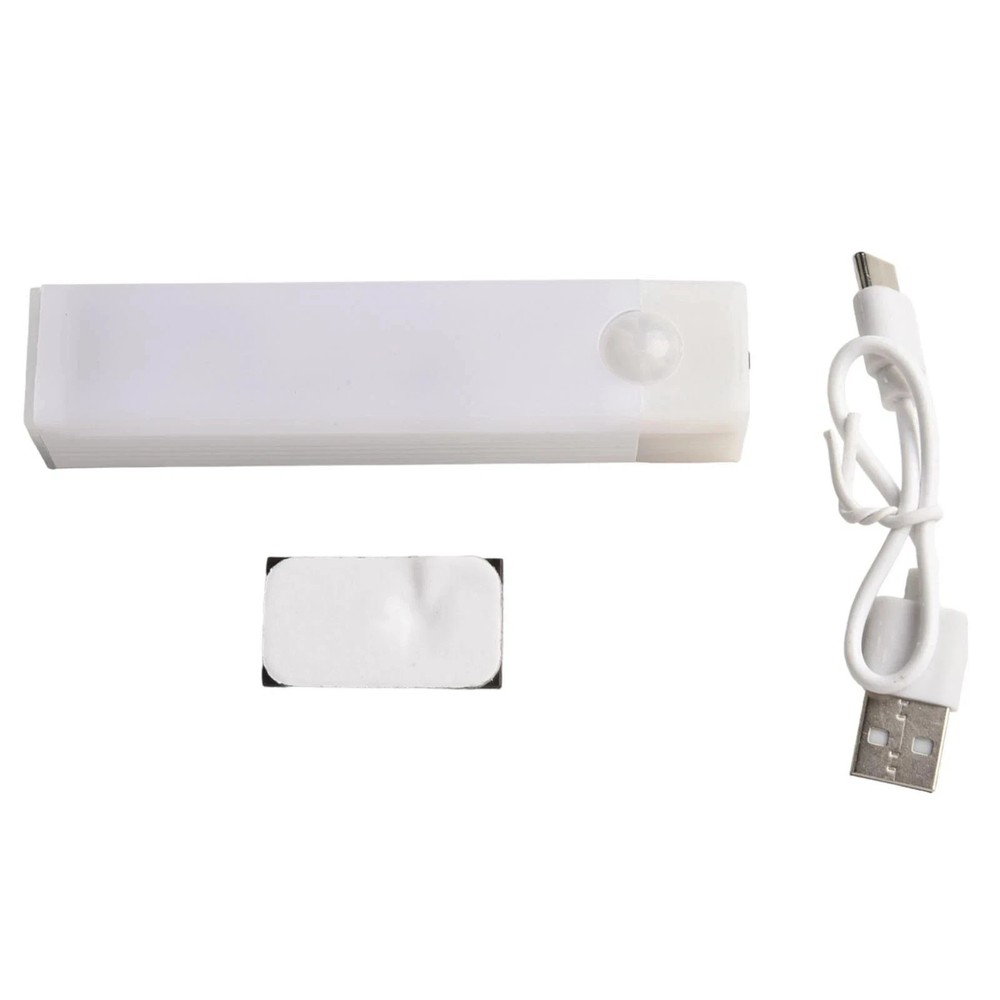 6 PCS SET Bright White Motion Sensor LED Cabinet Lights Compact Glare Light