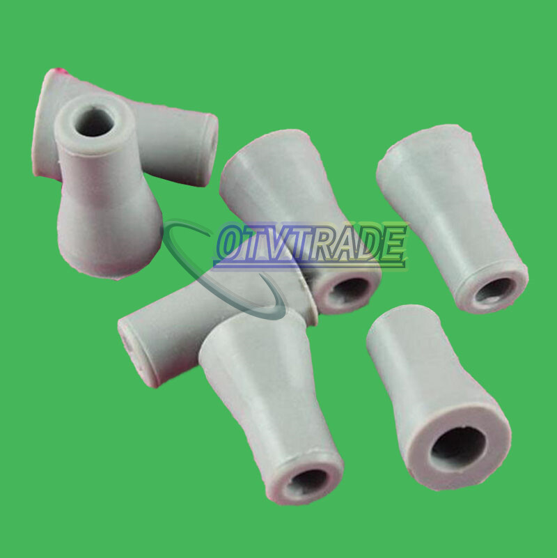10Pcs Dental Saliva Ejector Weak Suction Rubber Snap NEW