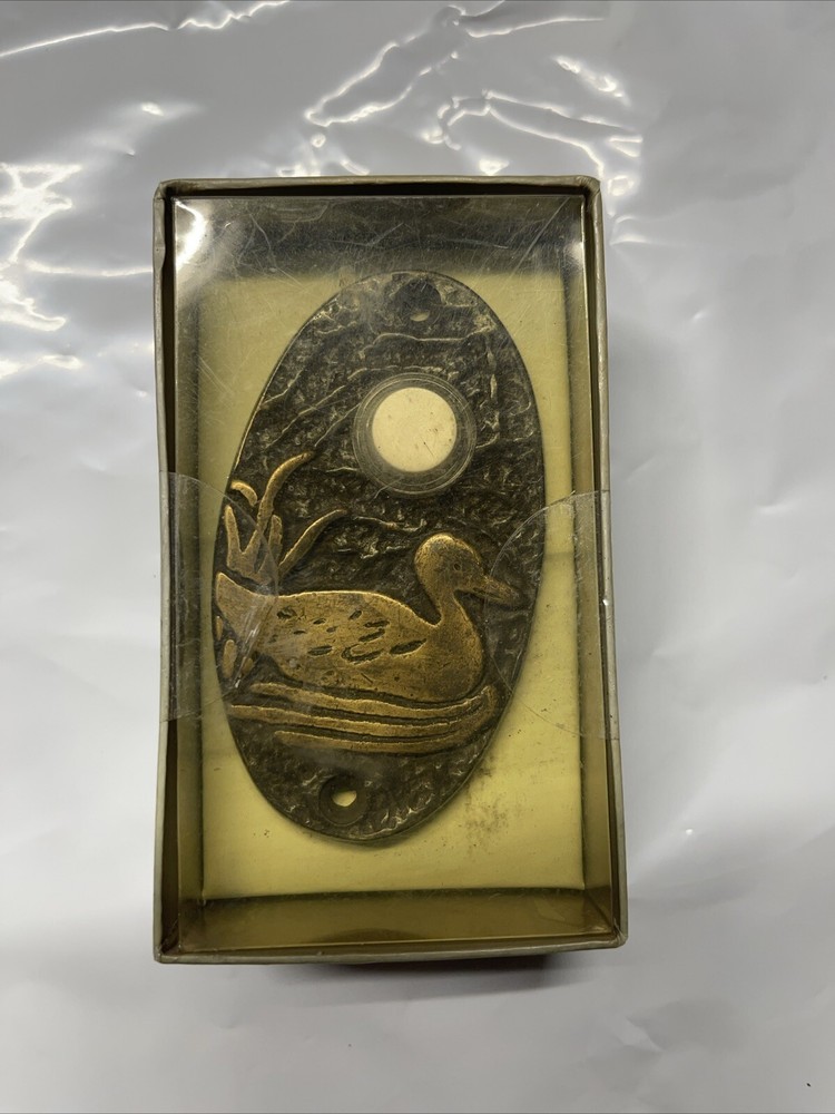 DUCK  DOORBELL  Decorative Solid Brass SPI NeW In BoX