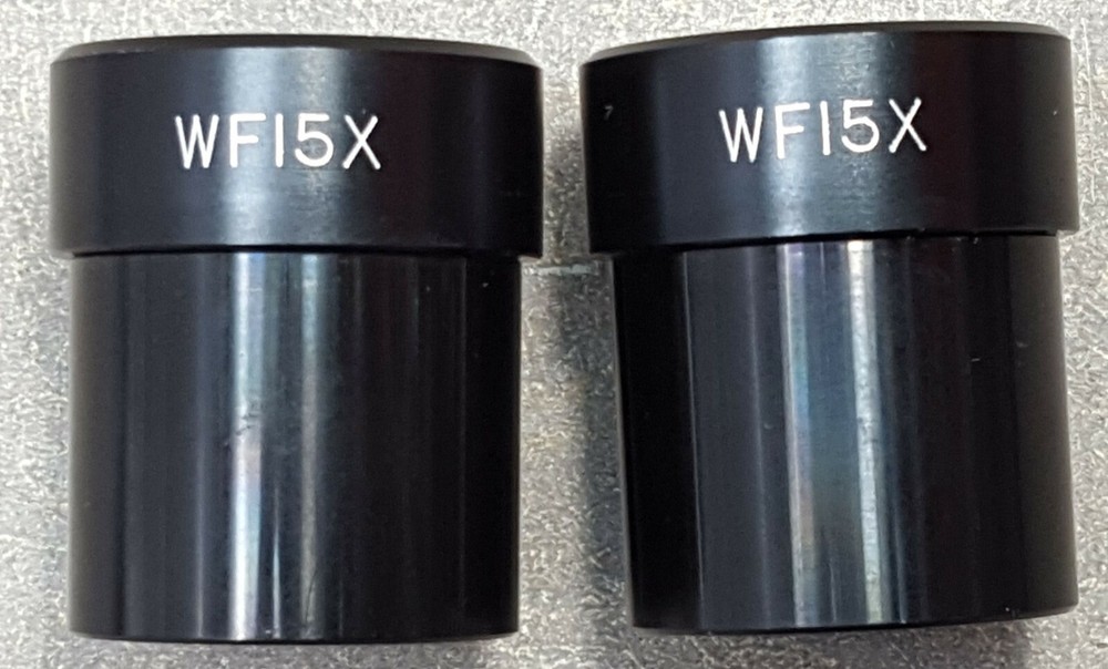 WOLFE Microscope eyepieces WF15X. Set of 2